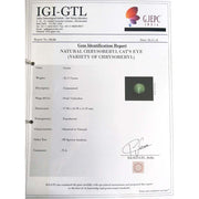 35.17/CT Natural Chrysoberyl Cat's Eye (8991)